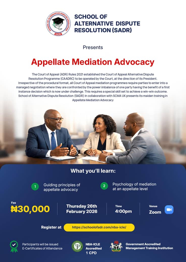 Appellate Mediation Advocacy